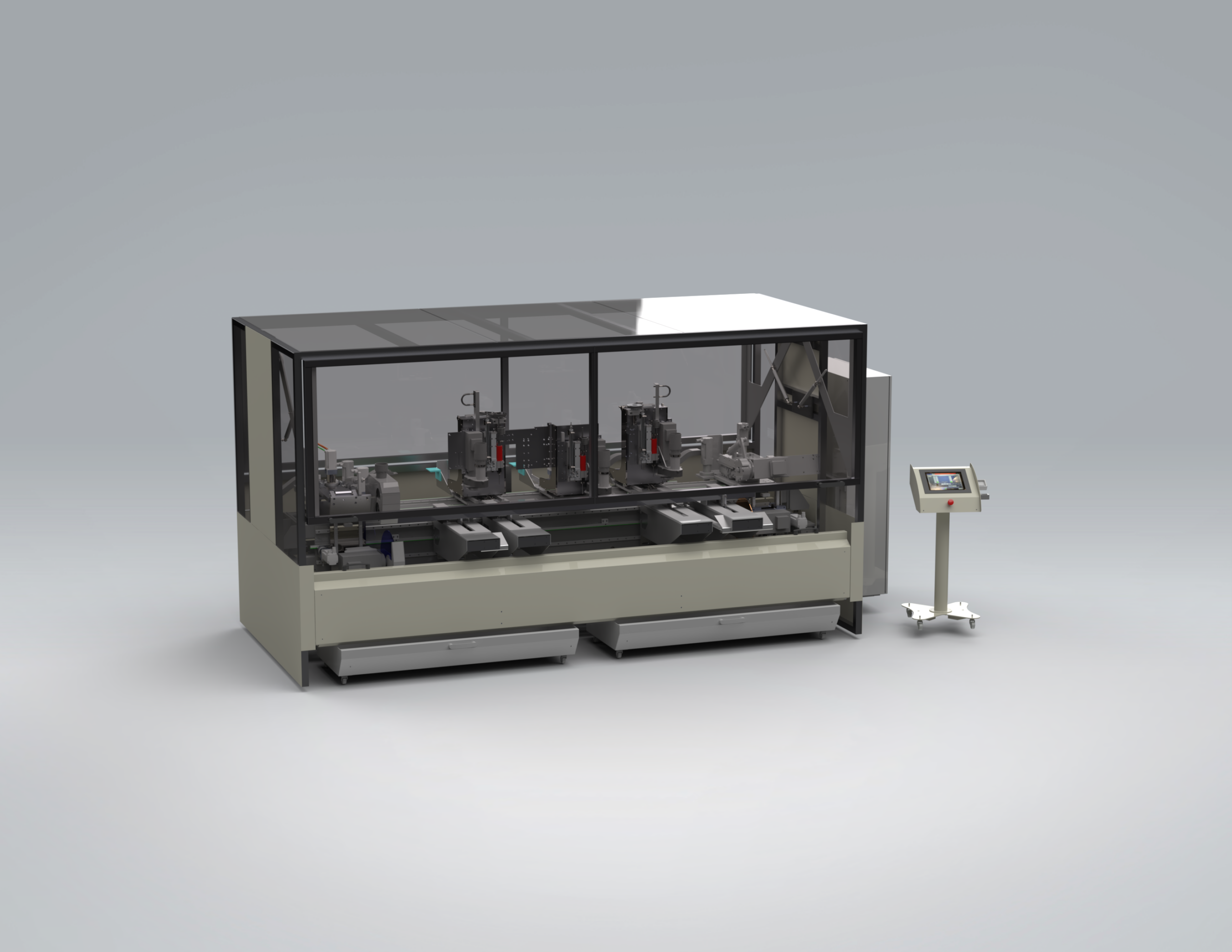 Anny CN-M modular high-speed jamb CNC machining center for door frame production