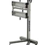 SPECTRATHERM 2400 dual-head short-wave infrared curing system with two vertically mounted lamp units.