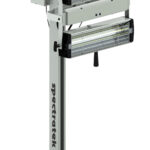 SPECTRATHERM 2400SD dual-head infrared curing system with digital control housing and two heating lamps.